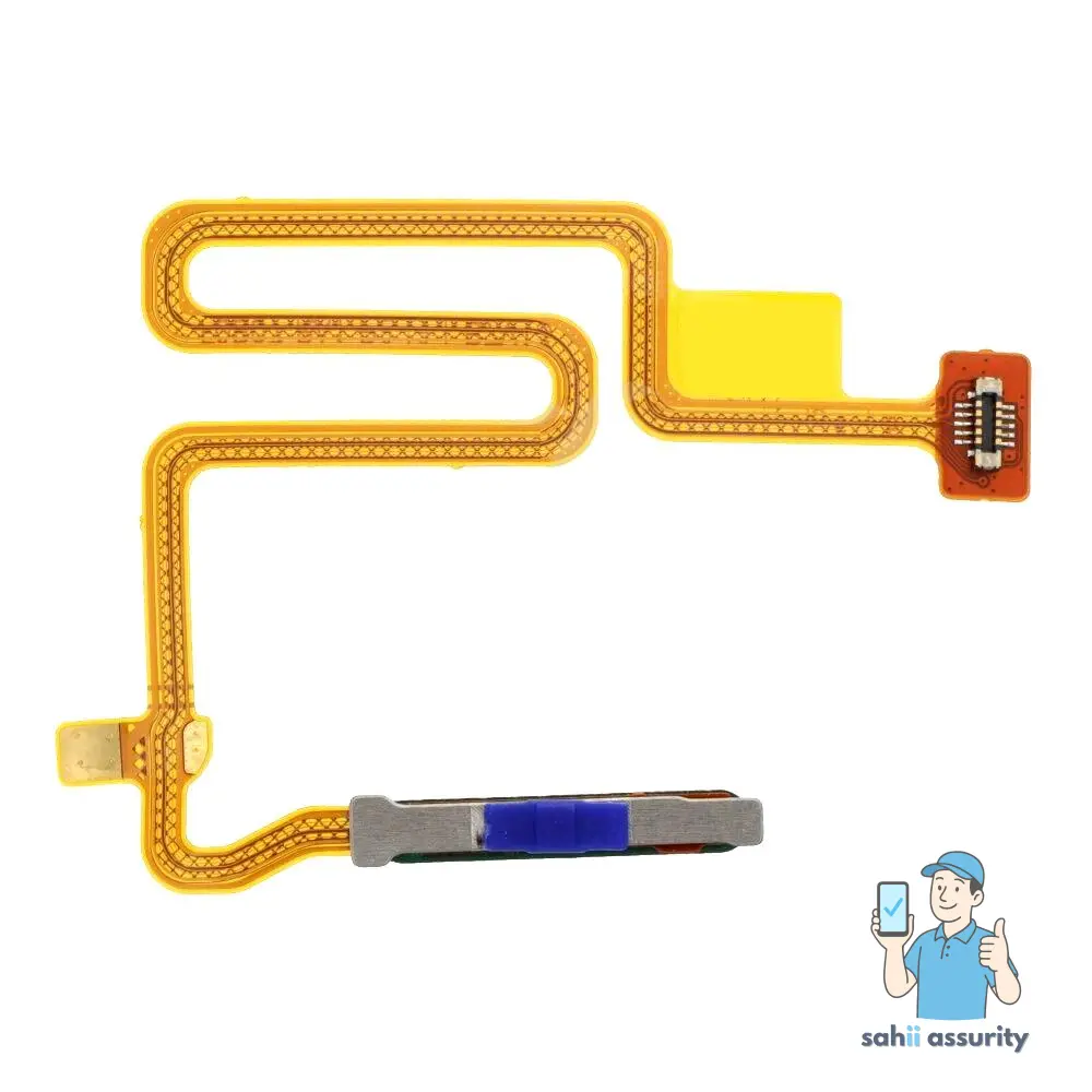 Fingerprint Sensor with Flex Cable for Oppo A16 Black thumbnail